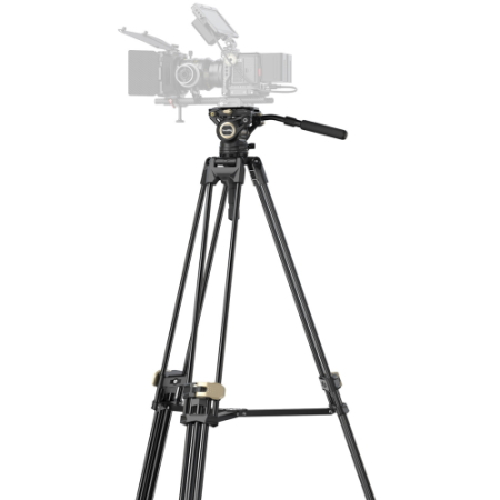 SmallRig 3751P AD-01 Pro - zestaw, statyw z głowicą video (aluminiowy, Heavy-Duty) - przykład użycia